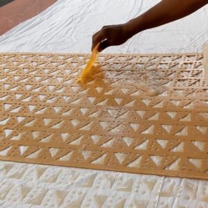 Stencilling on Fabric