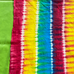 Diagonal and Horizontal Pleated Design